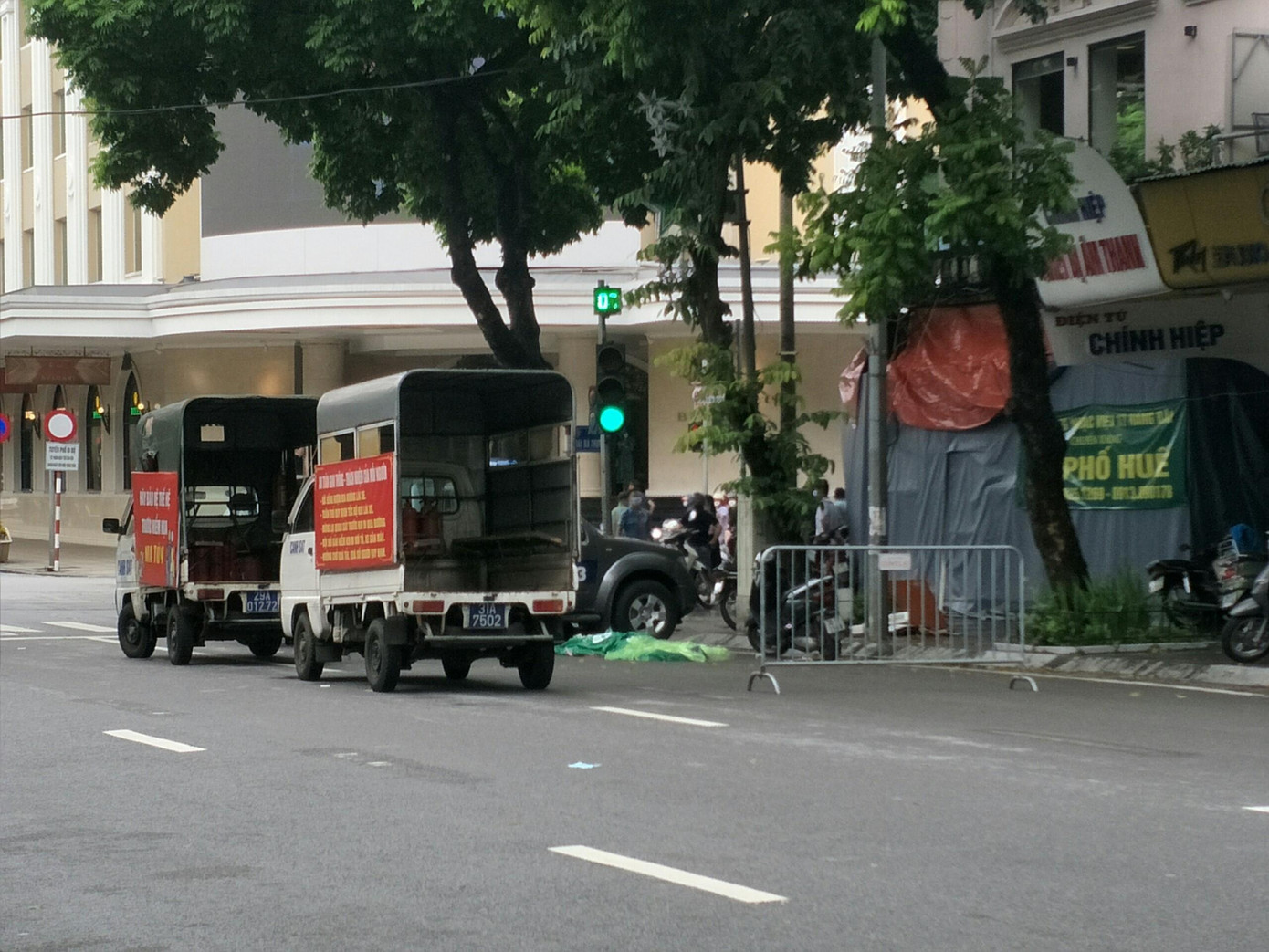 Hiện trường vụ việc.