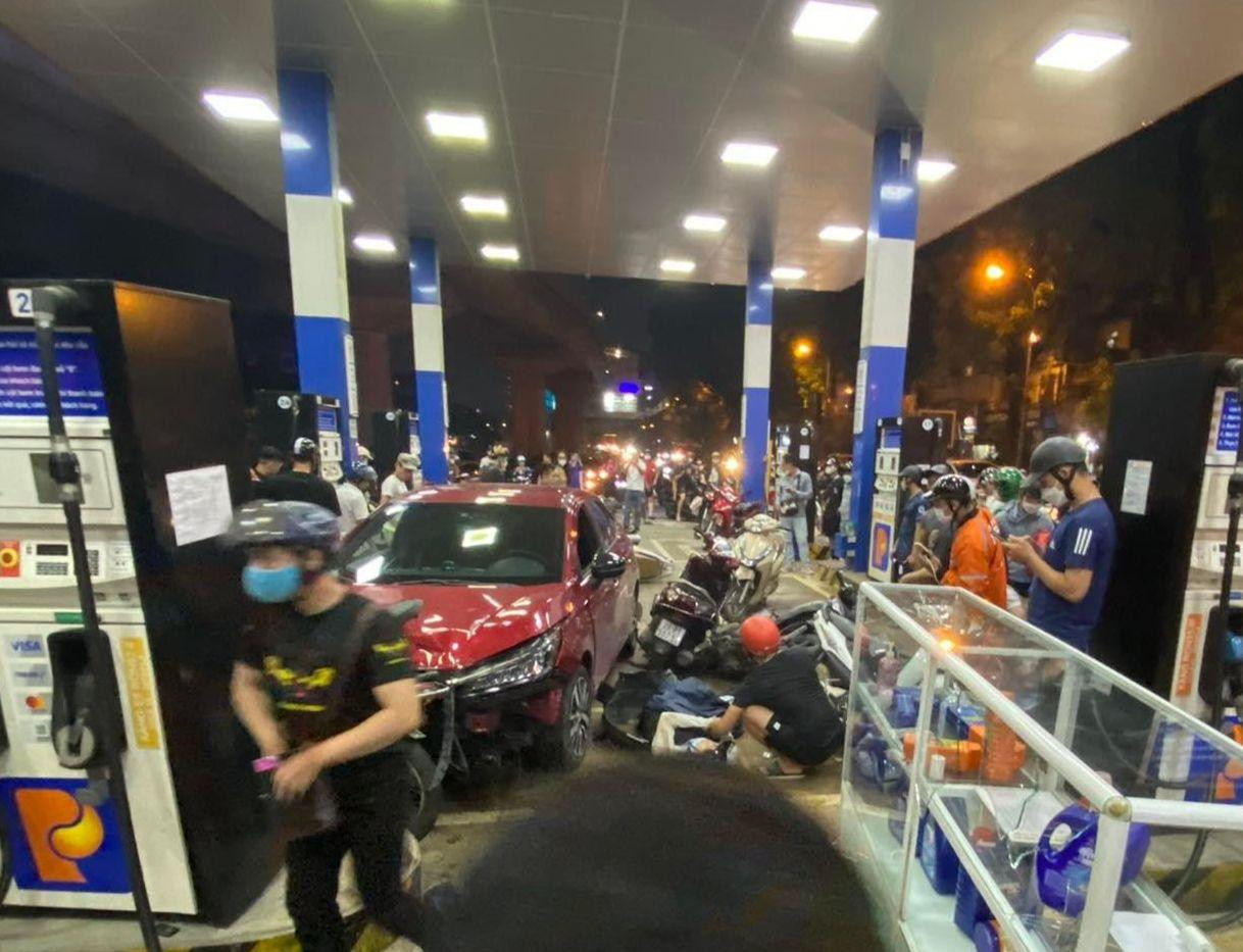 Hiện trường vụ tai nạn.