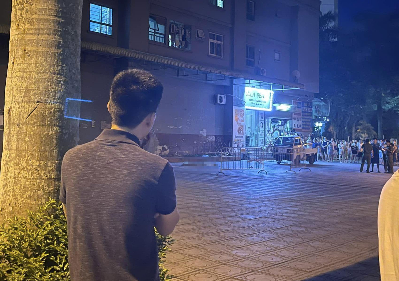 Hiện trường vụ việc.