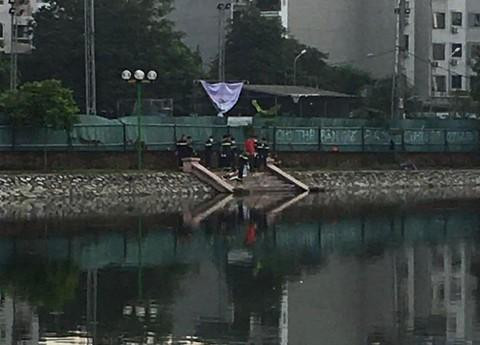 Khu vực phát hiện thi thể nạn nhân.