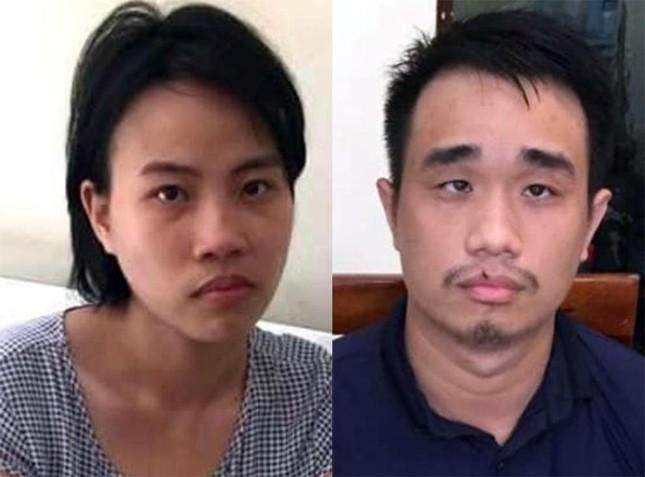 Cặp vợ chồng Linh - Vũ. Ảnh: Công an cung cấp.