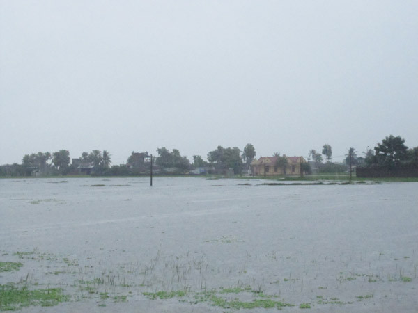 Ngập lụt tại huyện Quảng Xương (Thanh Hóa) 