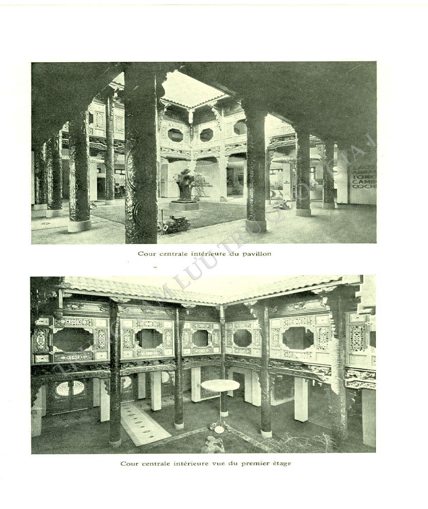 Bên trong Gian Đông Dương tại Đấu xảo Golden Gate tại Mỹ năm 1939.