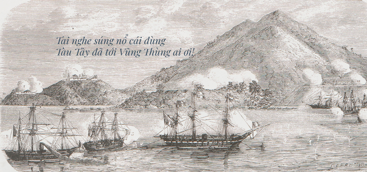Thực dân Pháp tấn công Đà Nẵng năm 1858.