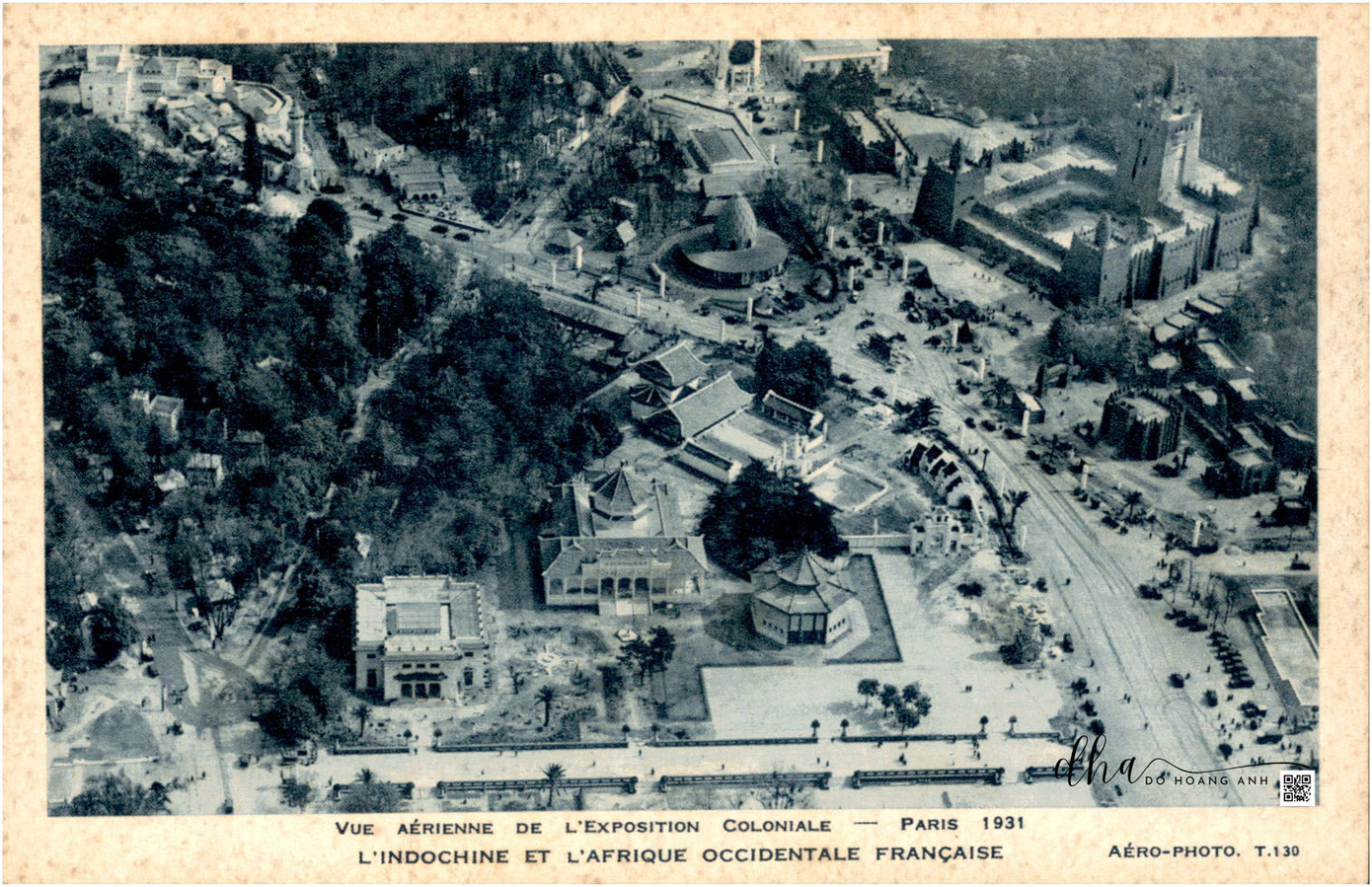 Toàn cảnh Cung Đông Dương tại Đấu xảo Paris năm 1931.