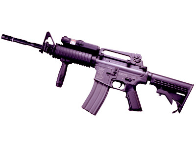 Loại súng M16 mà tên Đào Tuấn Anh cùng đồng bọn sử dụng để cướp của. Ảnh mang tính minh họa Loại súng M16 mà tên Đào Tuấn Anh cùng đồng bọn sử dụng để cướp của