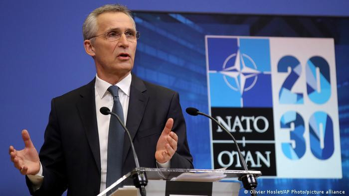 Tổng thư ký NATO Jens Stoltenberg. Ảnh: AP.