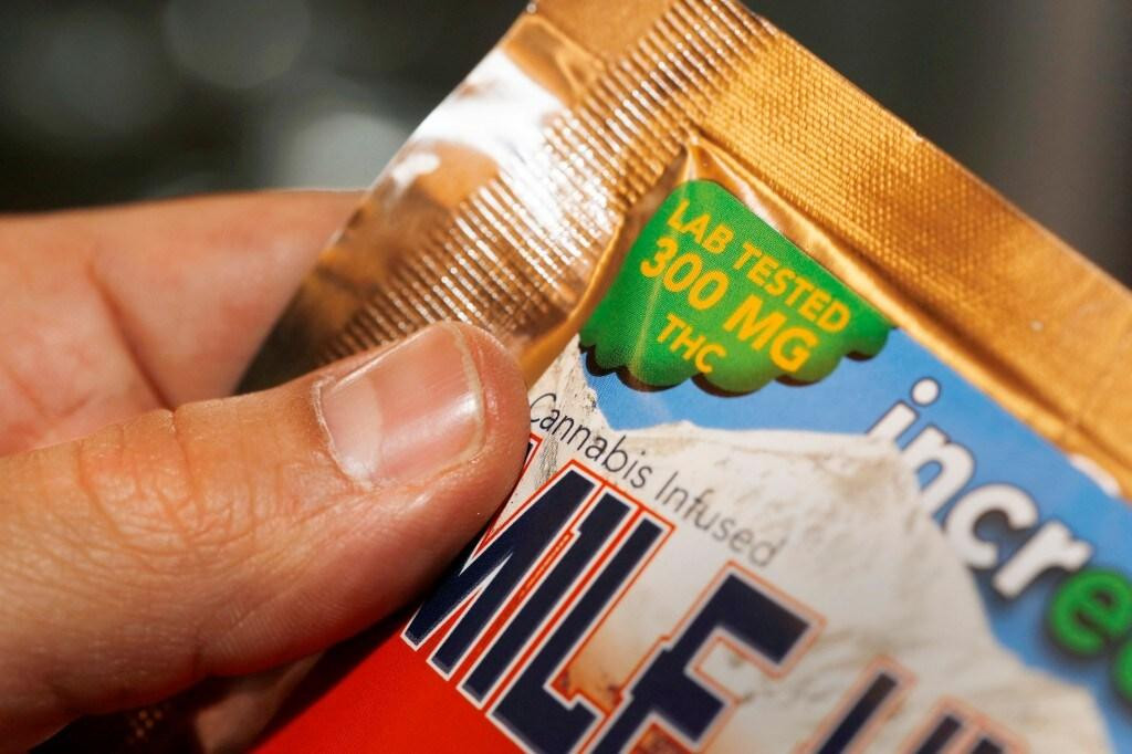 Loại kẹo này có chứa cần sa. Ảnh: AP.