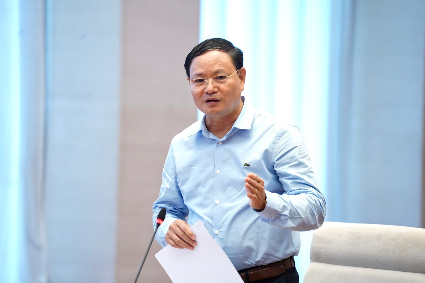 Thứ trưởng TN&amp;MT Lê Minh Ngân. Ảnh: Ngọc Thắng.