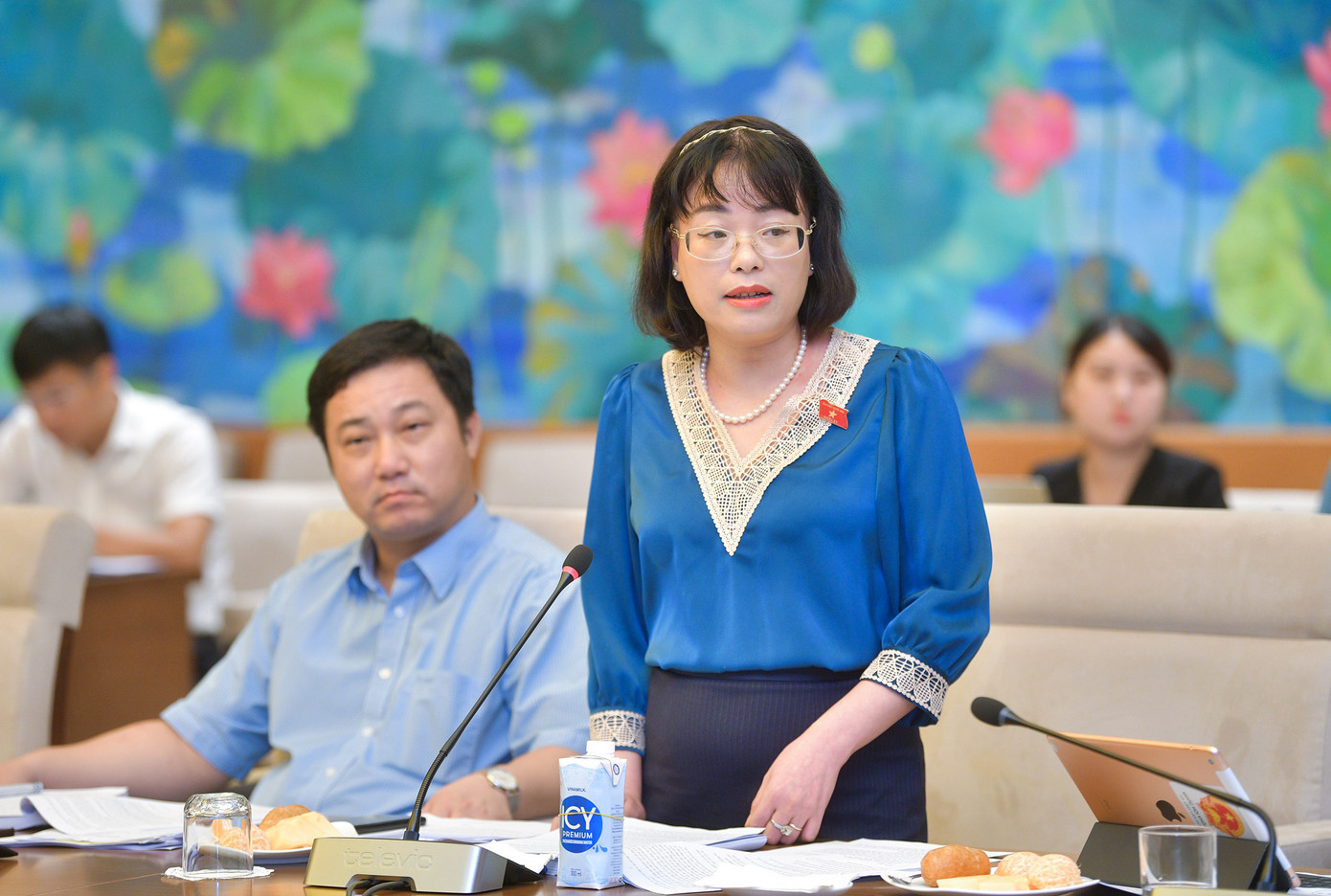 Phó Chủ nhiệm Ủy ban Pháp luật của Quốc hội Nguyễn Thị Mai Phương - Ủy viên Đoàn giám sát. Ảnh: QH.