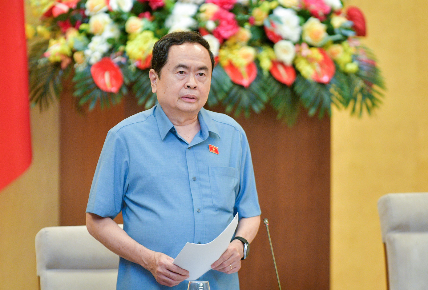 Phó Chủ tịch Thường trực Quốc hội Trần Thanh Mẫn. Ảnh QH