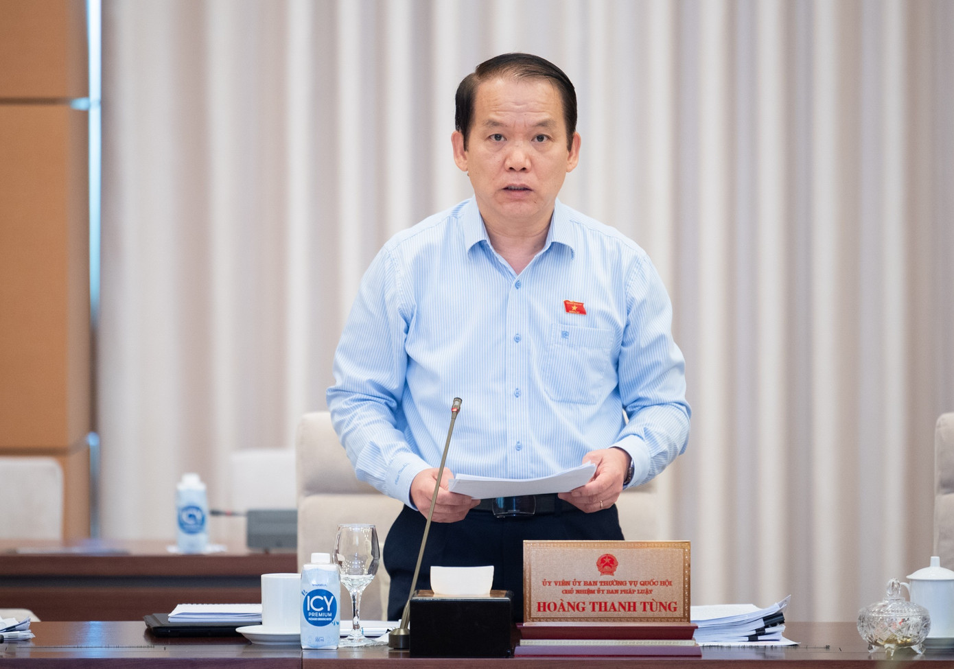 Chủ nhiệm Ủy ban Pháp luật Hoàng Thanh Tùng