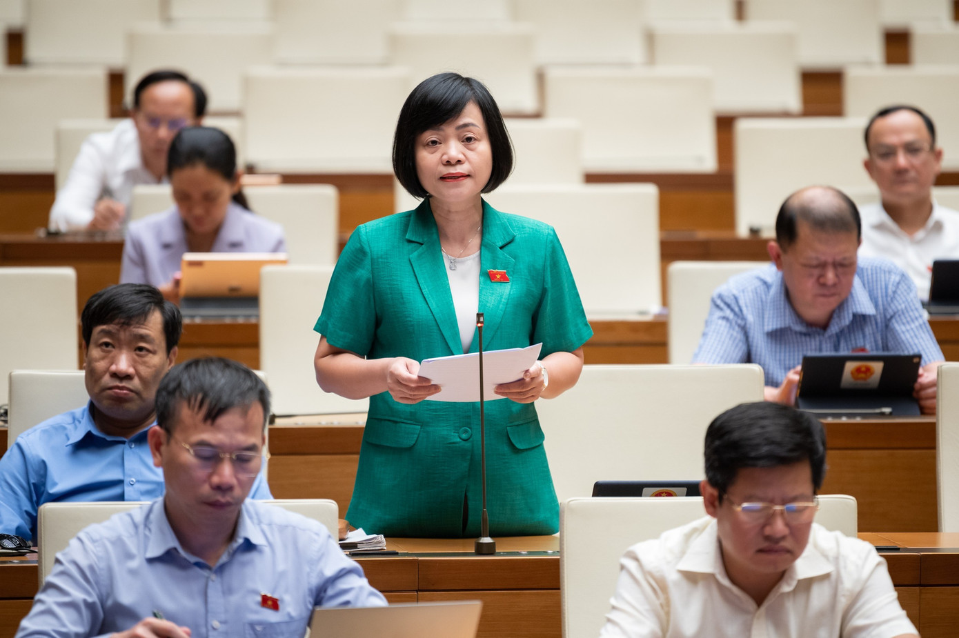 Đại biểu Nguyễn Thanh Cầm (tỉnh Tiền Giang) Đại biểu Nguyễn Thanh Cầm (tỉnh Tiền Giang)