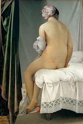Bức “The Grande Baigneuse” (còn gọi là “The Valpinçon Bather”) của họa sĩ Pháp Jean-Auguste-Dominique Ingres. Nguồn: Bảo tàng Louvre. Bức “The Grande Baigneuse” (còn gọi là “The Valpinçon Bather”) của họa sĩ Pháp Jean-Auguste-Dominique Ingres. Nguồn: Bảo tàng Louvre.