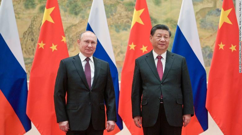 Tổng thống Nga Vladimir Putin hội đàm với Chủ tịch Trung Quốc Tập Cận Bình hôm 4/2 tại Bắc Kinh. Ảnh: TASS. Tổng thống Nga Vladimir Putin hội đàm với Chủ tịch Trung Quốc Tập Cận Bình hôm 4/2 tại Bắc Kinh. Ảnh: TASS.