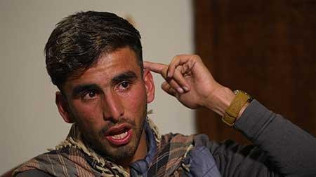 Noorullah nói rằng em họ của mình đã bị trúng đạn. Ảnh: CNN.