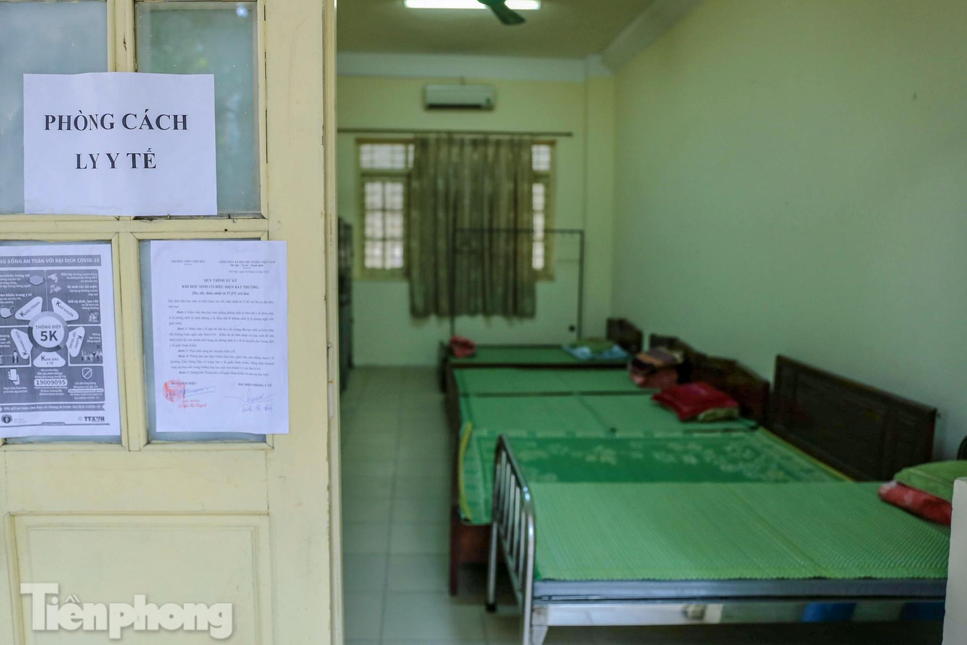 Phòng cách ly y tế cho những trường hợp bị phản ứng sau tiêm.