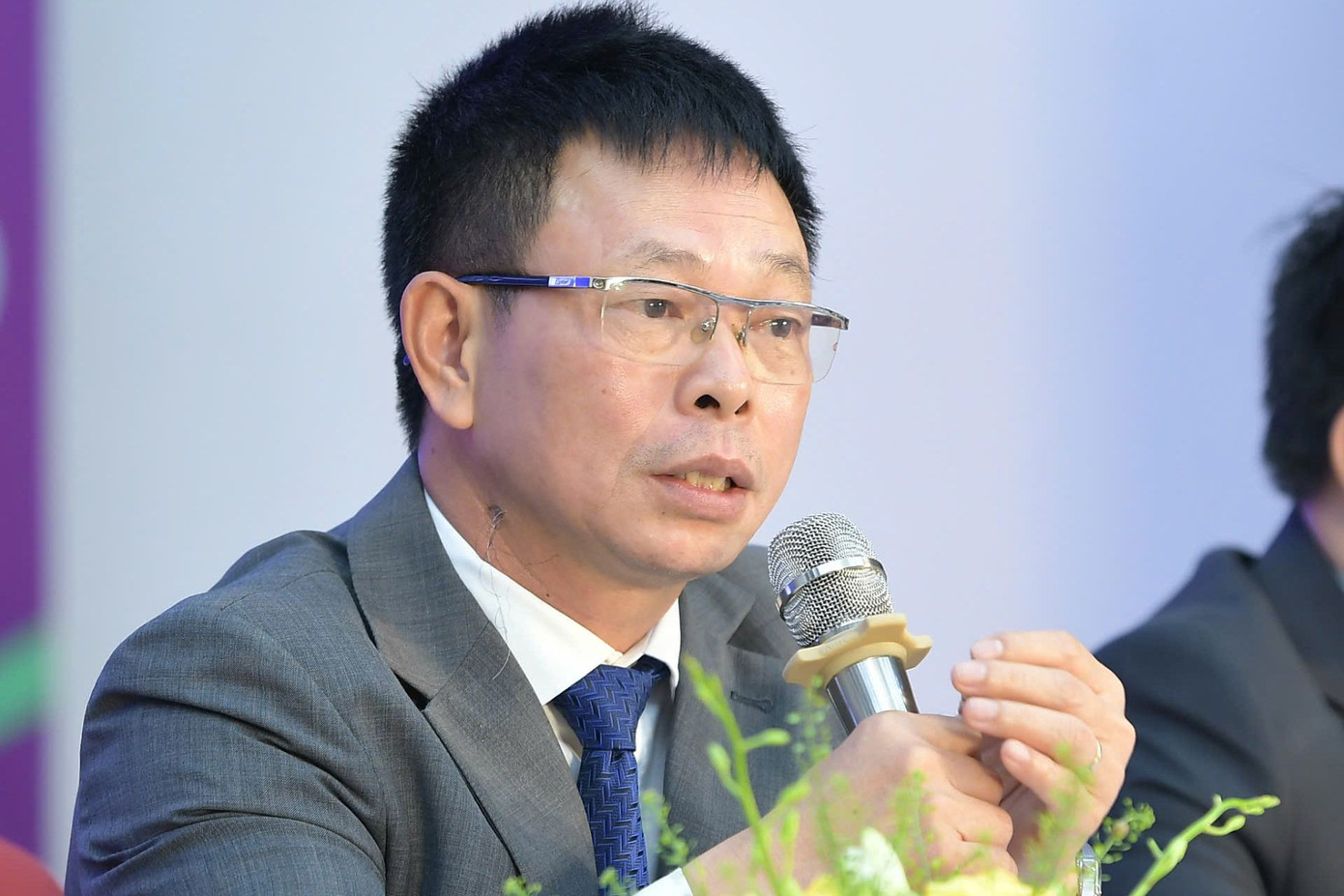 Nhà báo Phùng Công Sưởng – Tổng Biên tập báo Tiền Phong. Ảnh: Dương Triều.