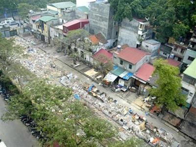 Chợ 19-12 nhìn từ trên cao. Ảnh: Hồng Vĩnh