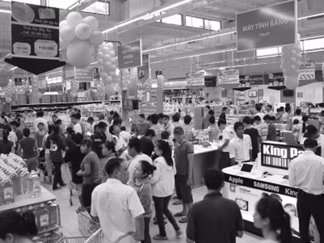 BigC Dĩ An với thiết kế hợp lý và nhiều hệ thống tiết kiệm điện (Ảnh do siêu thị cung cấp)