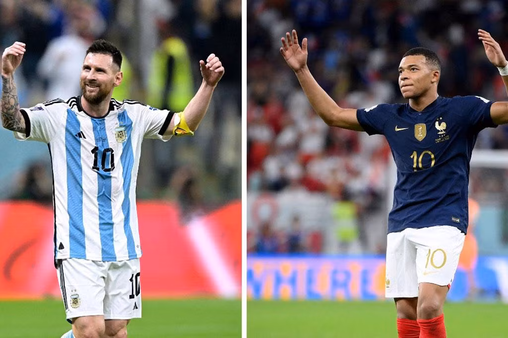 Màn so tài giữa Messi (trái) với Mbappe được rất nhiều người chờ đợi.