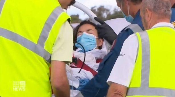 Nhờ hành động quả cảm của chồng, Chantelle đã được cứu sống.