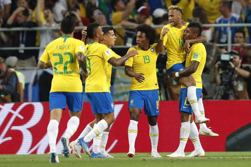 1. Brazil (số lần tham dự các kỳ World Cup tính đến hết năm 2018: 21, tổng số bàn thắng ghi được: 229 bàn). 1. Brazil (số lần tham dự các kỳ World Cup tính đến hết năm 2018: 21, tổng số bàn thắng ghi được: 229 bàn).