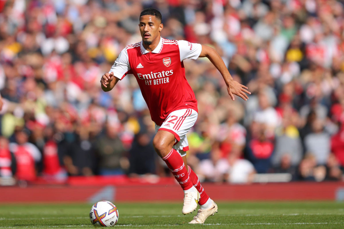 Trung vệ: William Saliba (Arsenal).