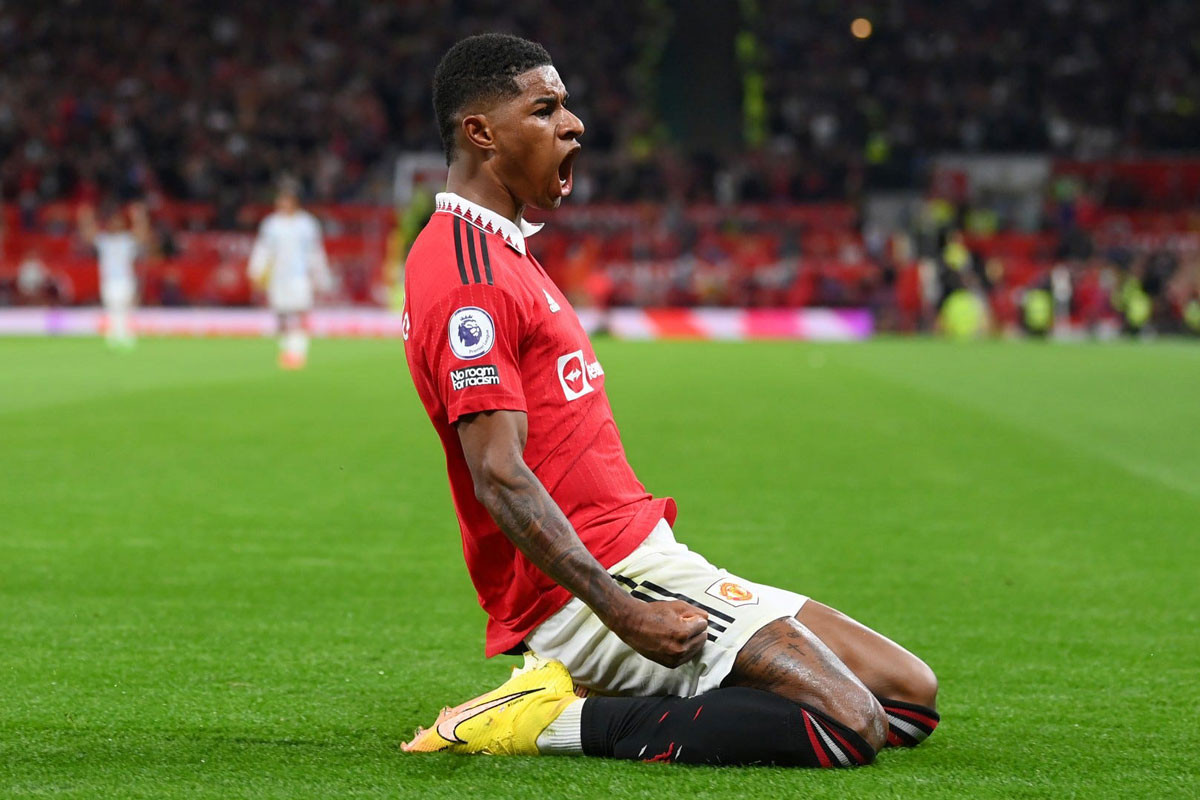 Tiền đạo: Marcus Rashford (MU).