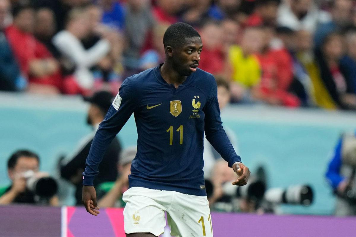 Tiền vệ phải: Ousmane Dembele (Pháp, 7 điểm). Tiền vệ phải: Ousmane Dembele (Pháp, 7 điểm).