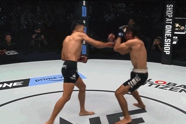 Pha ra đòn hạ gục đối thủ của Jeremy Miado.