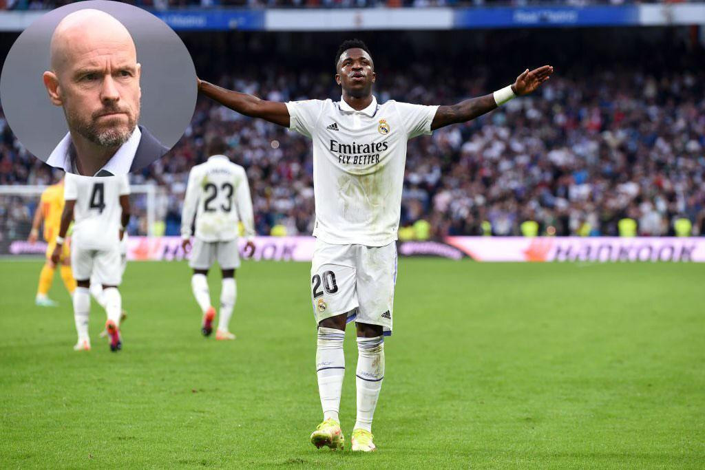 Vinicius được HLV Ten Hag nhắm tới để thay Ronaldo. Vinicius được HLV Ten Hag nhắm tới để thay Ronaldo.
