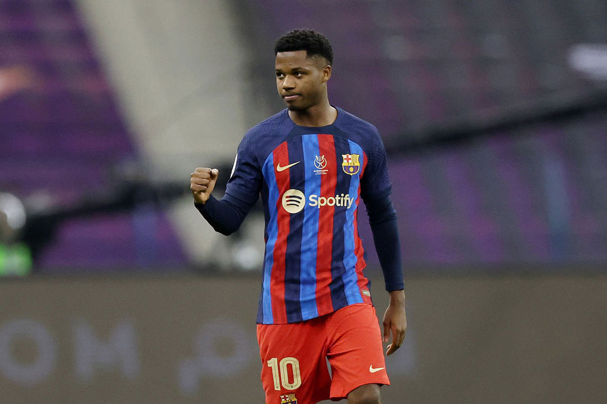 Tiền đạo: Ansu Fati (Barcelona, 20 tuổi, định giá chuyển nhượng: 50 triệu euro).