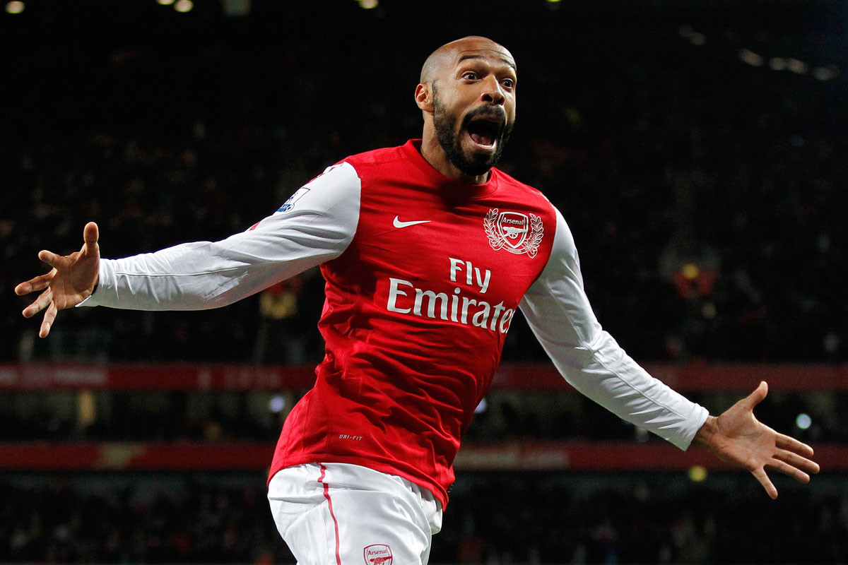 7. Thierry Henry (Arsenal, 175 bàn).