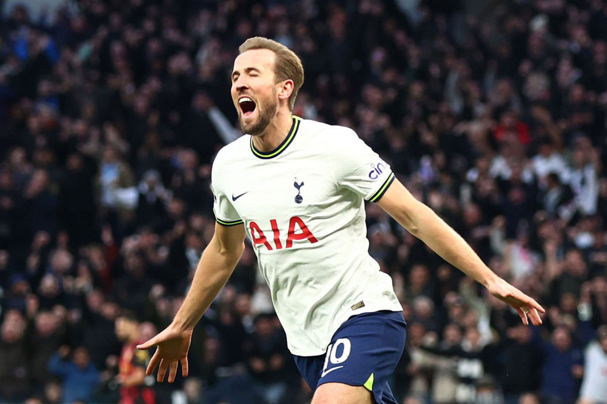 3. Harry Kane (Tottenham, 200 bàn).