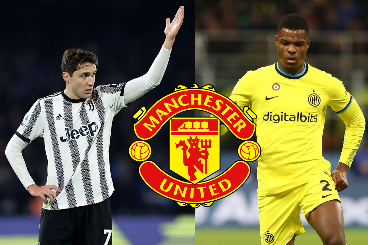 Chiesa và Dumfries (phải) là những cái tên có thể gia nhập MU trong tháng Giêng này. Chiesa và Dumfries (phải) là những cái tên có thể gia nhập MU trong tháng Giêng này.