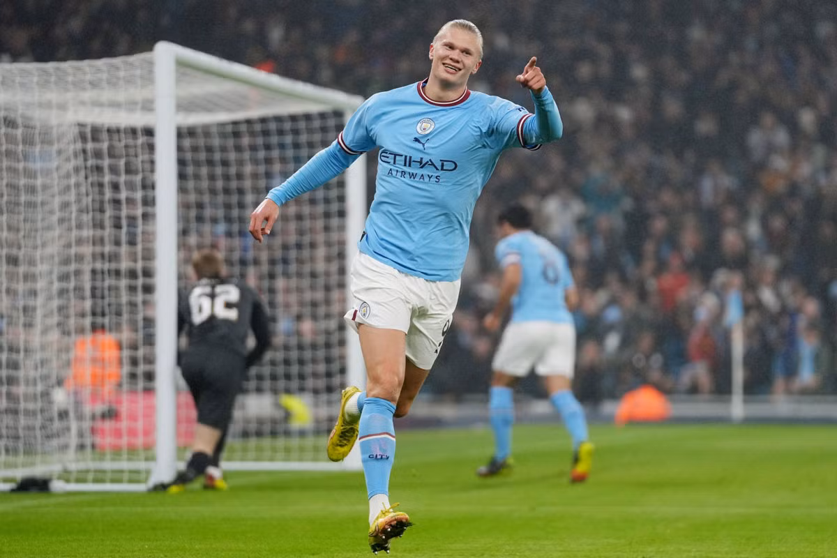 1. Erling Haaland (Man City, định giá chuyển nhượng: 170 triệu euro).