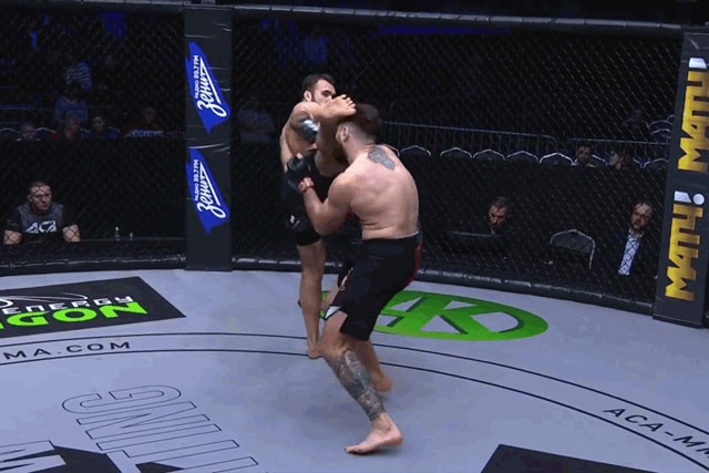 Ruslan Gabaraev ra đòn chính xác.