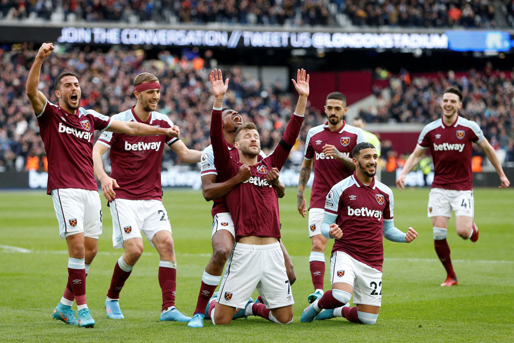 9. West Ham (tổng ngân sách tiền lương: 80.060.000 bảng/năm). 9. West Ham (tổng ngân sách tiền lương: 80.060.000 bảng/năm).