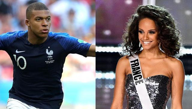Hoa hậu Alicia Aylies, bạn gái tiền đạo Kylian Mbappe – Đội tuyển Pháp.
