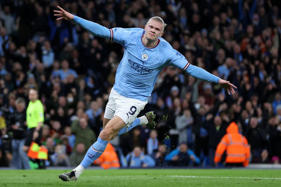 Haaland tiếp tục thể hiện phong độ chói sáng. Haaland tiếp tục thể hiện phong độ chói sáng.