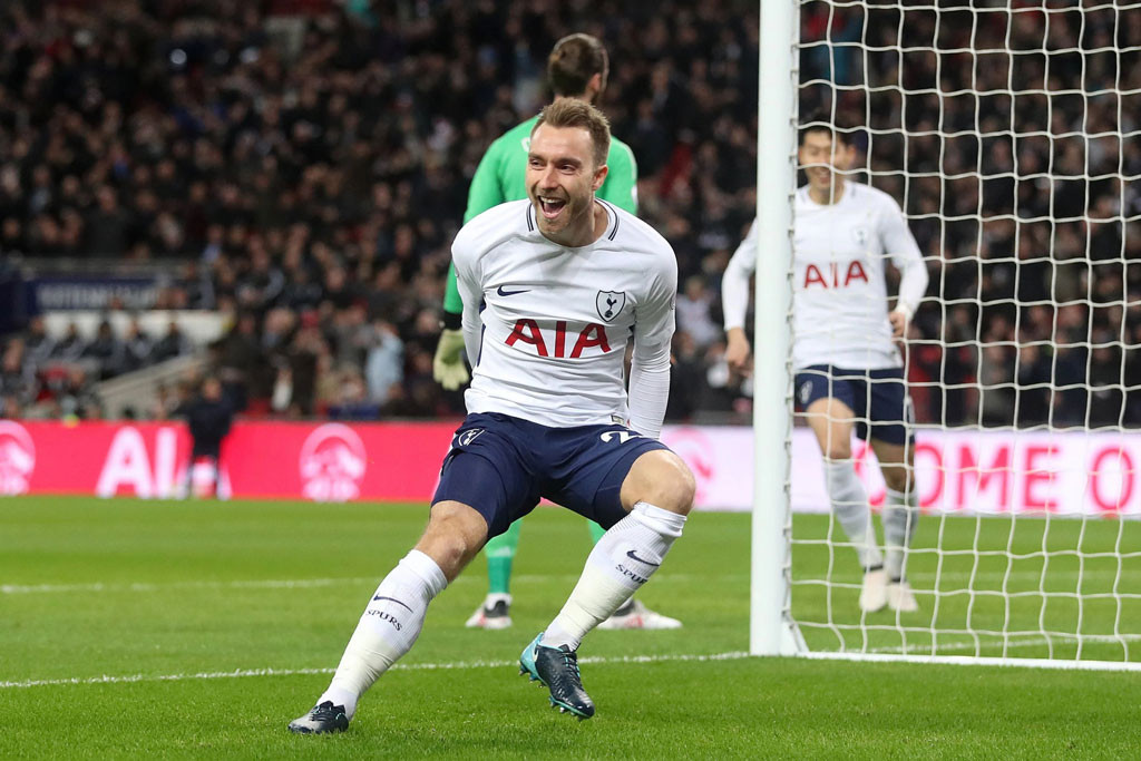 5. Christian Eriksen (Tottenham, trận gặp MU ngày 31/1/2018, 10,54 giây). 5. Christian Eriksen (Tottenham, trận gặp MU ngày 31/1/2018, 10,54 giây).