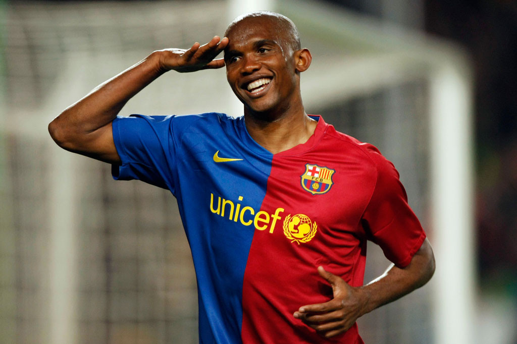 =8. Samuel Eto'o (130 bàn sau 199 trận, thời gian gắn bó: 2004-2009). =8. Samuel Eto'o (130 bàn sau 199 trận, thời gian gắn bó: 2004-2009).