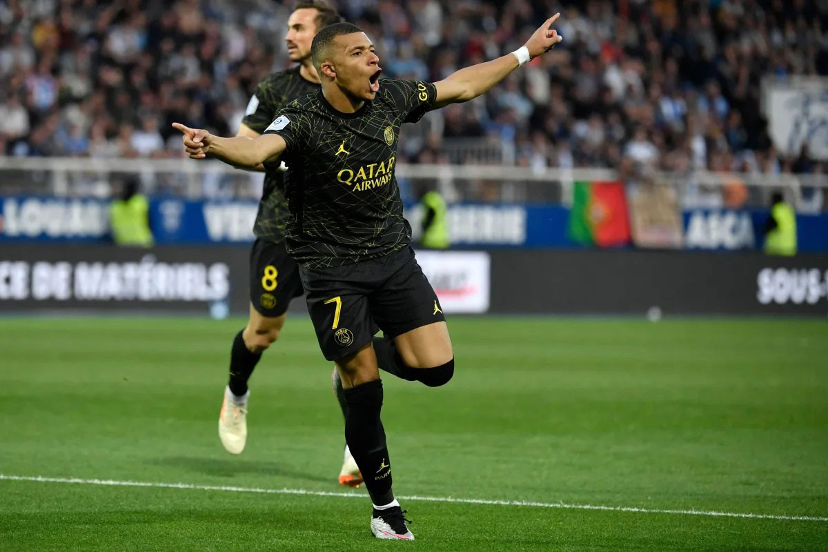 4. Kylian Mbappe (PSG).