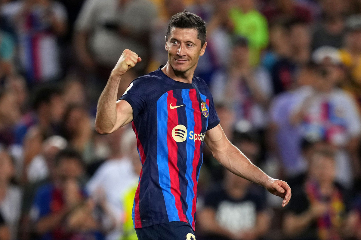 8. Robert Lewandowski (Barcelona).