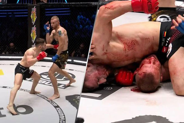 Lom-Ali Eskijew có chiến thắng knock-out sau 4 phút 21 giây thi đấu.