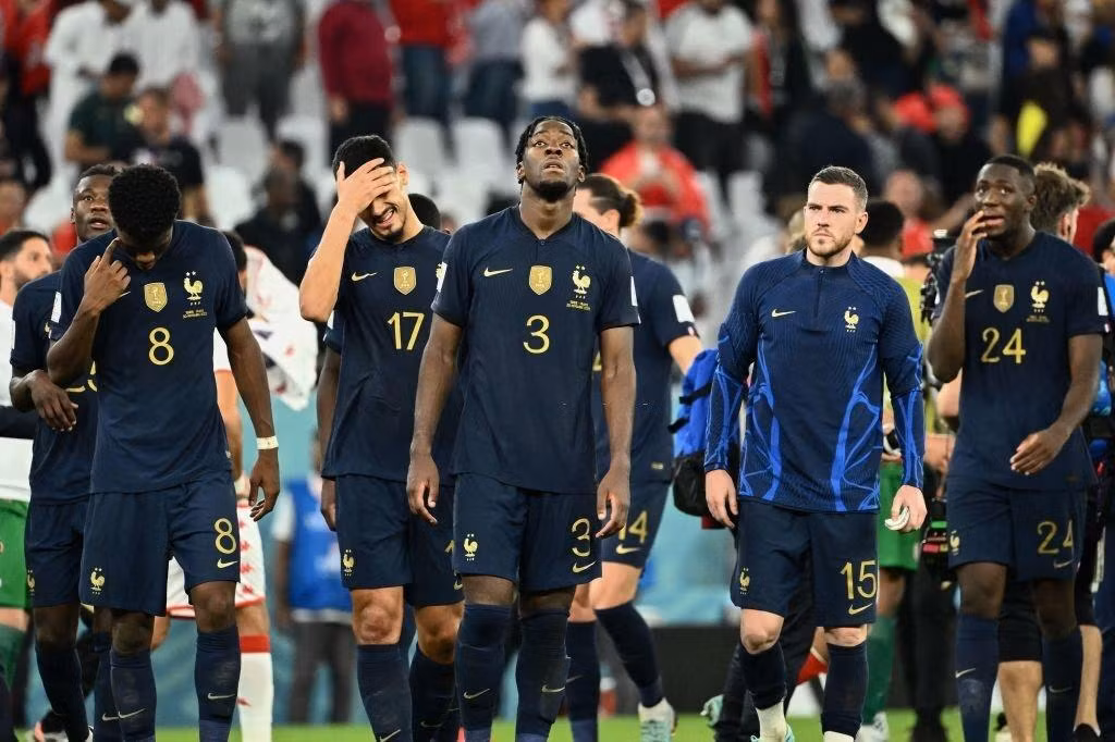 ĐT Pháp đã sử dụng 24/25 cầu thủ sau 3 trận tại World Cup 2022.