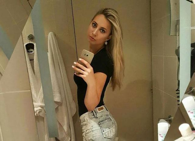 Silvija Lihtar, vợ của tiền vệ Marcelo Brozovic – Đội tuyển Croatia.