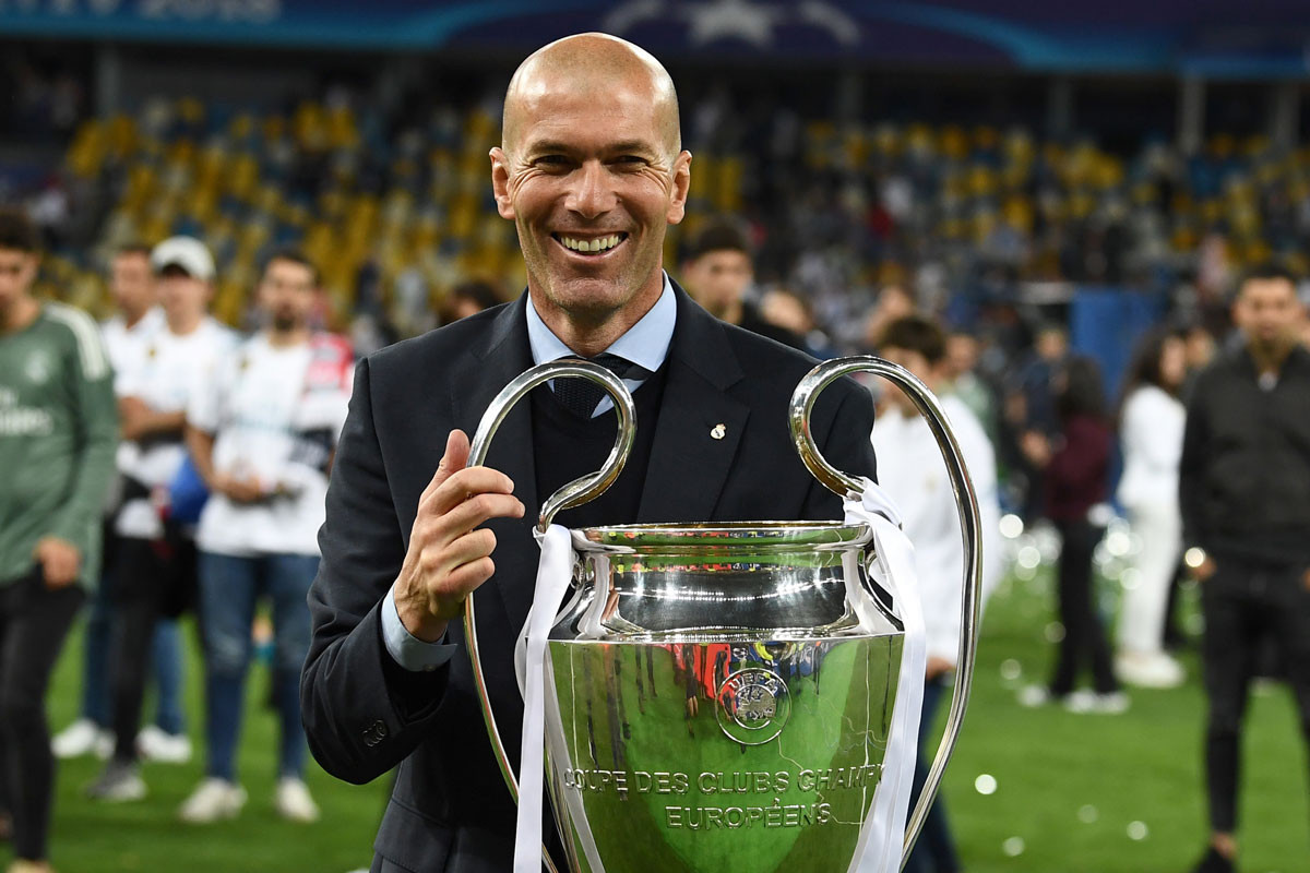 6. Zinedine Zidane (tự do).