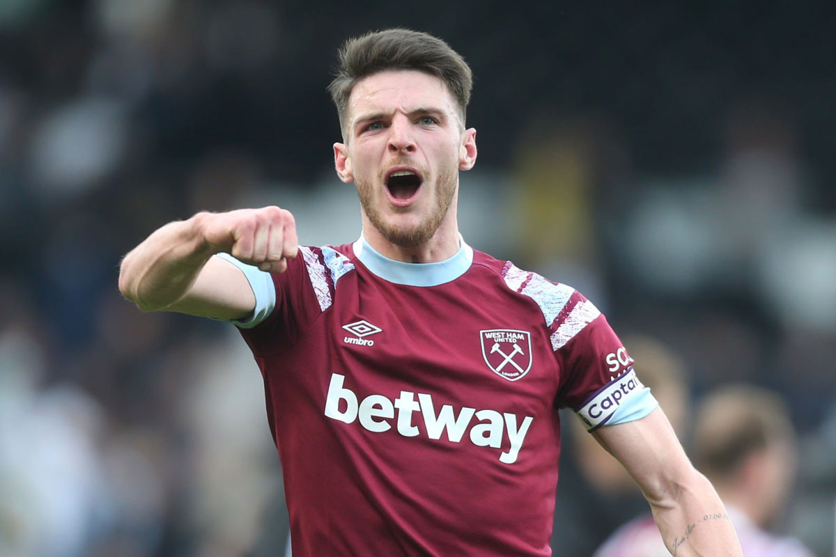 6. Declan Rice (West Ham).
